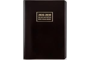 高橋 手帳 2026年 A5 5年卓上日誌 茶 No.61 (2026年 1月始まり)