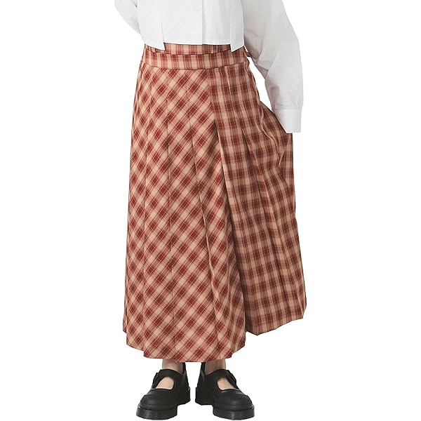 Amazon.co.jp: [レイビームス] スカート チェック 切り替え キルト