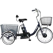 ペルテック電動アシスト三輪車 前後バスケット付き Amazon | 【100%完成車納品】 PELTECH(ペルテック) 電動アシスト三輪車