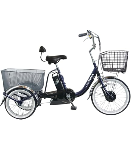 電動アシスト付き自転車 三輪車 本体 ミムゴ ミニ 18インチ 前後荷物カゴ Amazon | ミムゴ(MIMUGO) e-parton（イーパートン） 18インチ