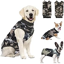 Amazon | 犬用 手術後服 犬術後ウェア 術後保護服 エリザベスカラーに