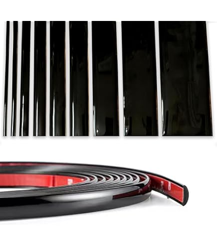 18-Foot Universal Body Side Molding - Matte Black Vehicle Protection Trim For Cars & Trucks