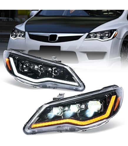 Amazon | シビック FK8 FK7 FC1 LED ヘッドライト 左右 ヘッドランプ