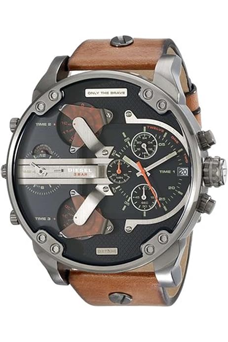 Amazon.co.jp: ディーゼル Diesel 腕時計 Mr.Daddy 2.0 DZ7348 レザー 