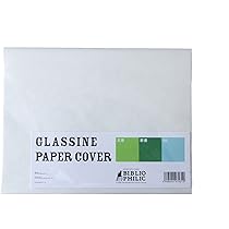 Amazon | グラシン紙 書籍用 ブックカバー W378×H250mm Sサイズ 50枚入