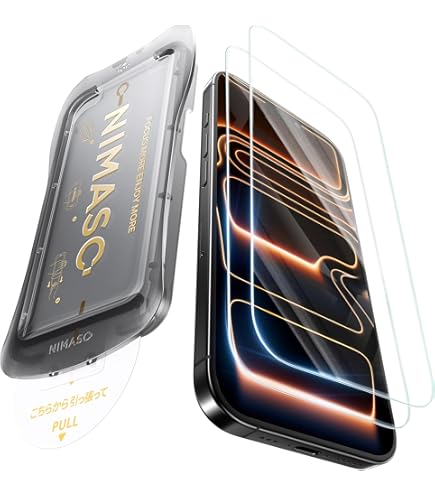 Amazon.co.jp: NIMASO アンチグレア iPhone 17 Pro Max用 ガラス