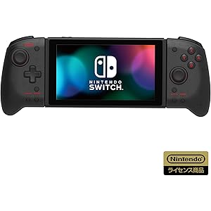 【任天堂ライセンス商品】グリップコントローラー for Nintendo Switch クリアブラック【Nintendo…