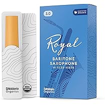 RICO ロイヤル リード バリトンサクソフォーン 強度:4(10枚入)ファイルド RLB1040 cm3dmju D'Addario Woodwinds ( ダダリオウッドウインズ ) バリトンサックス
