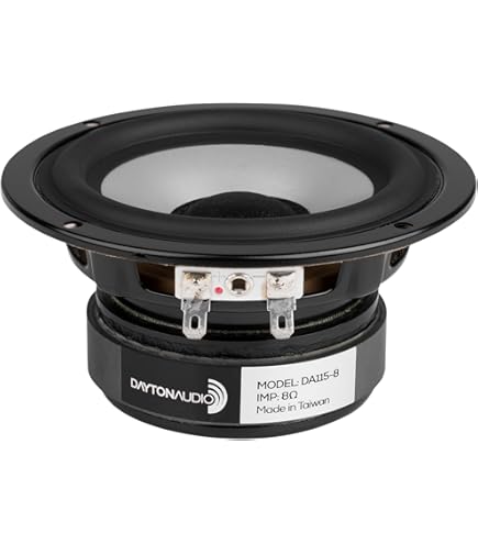Amazon | 【国内正規品】Dayton Audio DS90-8 デザイナーシリーズ 9cm