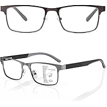 Amazon.co.jp: [JO] 老眼鏡 累進多焦点 度数調整付き メガネ