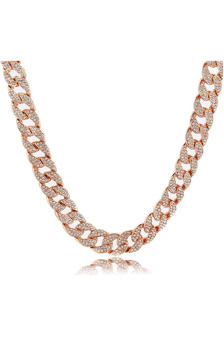 Miami Cuban Link Chain Choker Necklace 