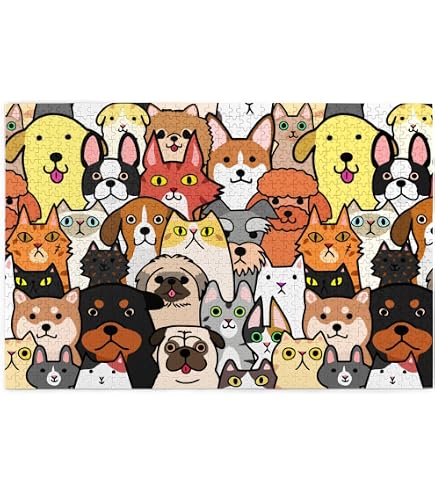 Amazon.co.jp: ジグソーパズル 1000ピース ユーログラフィックス 犬の 