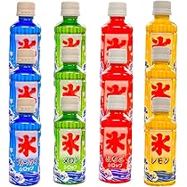 Amazon.co.jp: かき氷シロップ 全4種 × 各3本 計12本 バラエティ