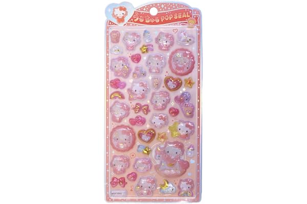 クラックス CRUX うるちゅる ポップシール ハローキティベビー ぷっくり 立体 スマホデコ 推し活 131783