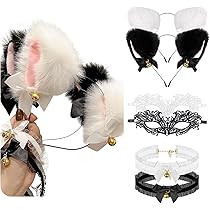 Amazon.co.jp: [JIURUN] 猫耳 カチューシャ 鈴付き コスプレ かわいい