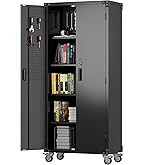 Amazon.co.jp: GangMeiスチール書庫 スチールキャビネット 強化ガラス