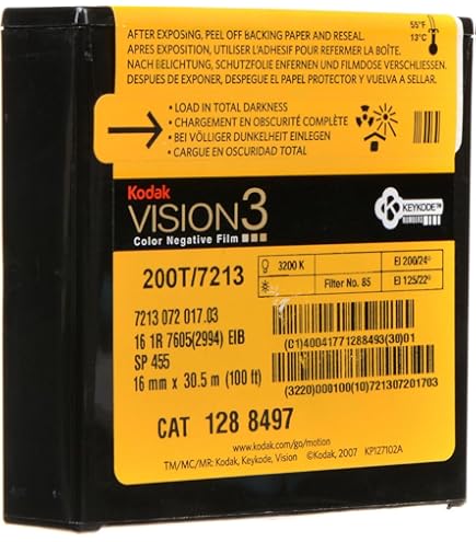 16mm/100ft／コダックvision3 250D カラーネガティブフィルム Kodak Vision 3 250D 16mm 100 ft / 30.5m – All Inclusive Package