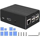Geekworm Raspberry Pi 3 B+/ 3Bケース、受動冷却金属ケース＆アルミメタルケース、ラズベリーパイ3 B+/ラズベリーパイ3 Bに適用 (P252)