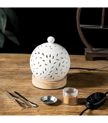 Amazon.co.jp: 電子アロマセラピー炉、香ダオ香炉、タイミングタット