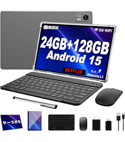 Amazon.co.jp: 【Android15 タブレット 10インチ Wi-Fiモデル】T80