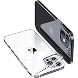 ONES iPhone 12Pro/12 ケース HD全透明 米軍MIL規格 超耐衝撃 『 画面 · レンズ保護、滑り止め 』〔 薄型、超軽量、持ちやすい 〕 Qi充電 衝撃吸収 HQ·TPU フィット感 クリア カバー