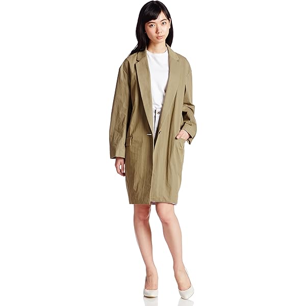 Amazon | [チャンピオン] ベルト付きロングコート アウター 中綿
