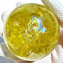 【一点物】虹入り✨シトリン スフィア 丸玉 ✩.*˚天然石×インテリア 楽天市場】シトリン 丸玉 虹入り スフィア 38〜41ミリ 置物 金運