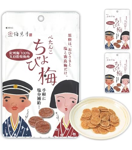 Amazon.co.jp: ウメケン 梅ぼしさん・しそ梅干し100％ 10.8g×3袋セット