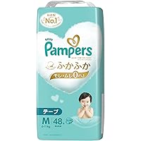 Amazon.co.jp: 【テープ Mサイズ】パンパース オムツ はじめての
