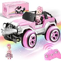 Amazon.co.jp: Carox ラジコン 女の子 車 1/16スケール 可愛い人形