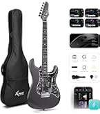 Amazon | K-GARAGE スピーカー付ミニギター LPタイプ SLP-180 ブラック