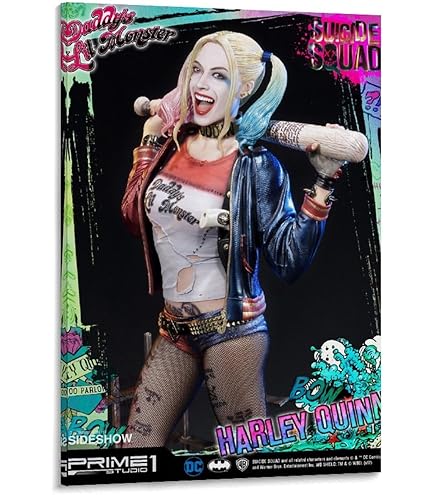 Amazon.co.jp: スーサイドスクワッド映画ハーレークインポスター 壁