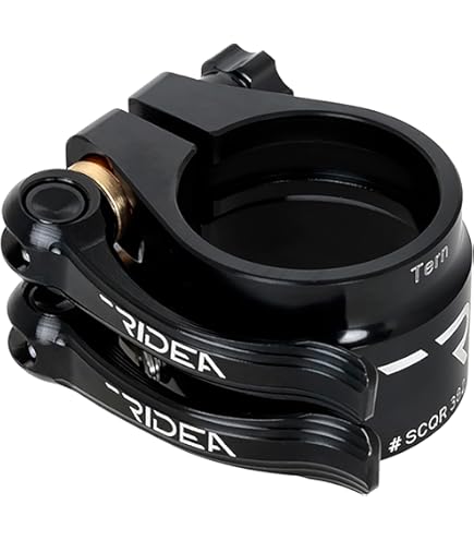 Amazon | RIDEA Seat Post Clamp Q/R SCQR41 ゴールド 147-10613