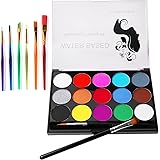 Worldcosmetics365 フェイスペイント 15色 安全 ボディペイント ベリーペイント アートメイク アイシャドウ アイライン チーク メイクアップ 化粧 コスプレ 小道具 メイク コスメ 仮装 安全 絵具 ハロウィン Halloween