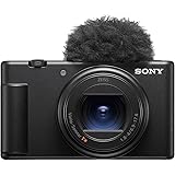 ソニー(SONY) コンパクトデジタルカメラ VLOGCAM Vlog用カメラ ZV-1II ボディ ウィンドスクリーン付属 18-50mm F1.8-4.0 ズームレンズ ブラック ZV-1M2 B
