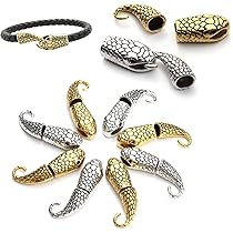 Amazon | 6セット フック 目の留め クラスプ アクセサリーパーツ ヘビ