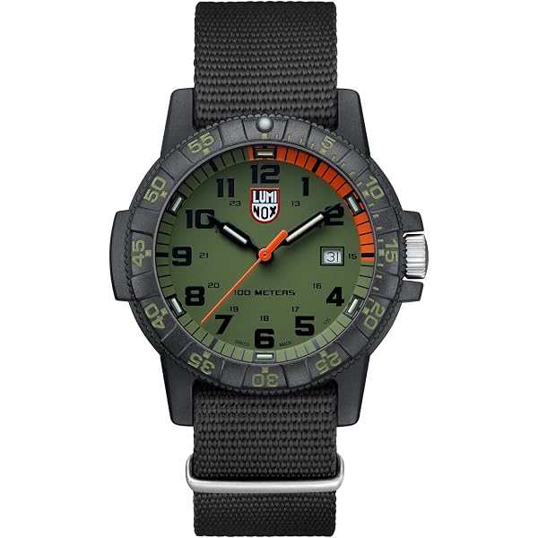 Amazon.co.jp: Luminox レザーバック シータートル ジャイアント XS 