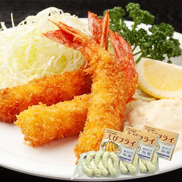 Amazon | [冷凍] 極洋 手作りえびフライ 4尾 E 32g×6 | キョクヨー