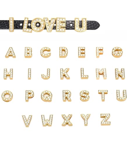 Amazon | アルファベット イニシャル チャーム Dの文字 ゴールド