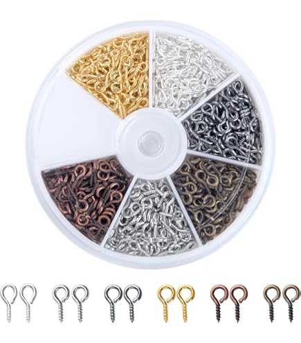 Amazon.co.jp: Shapenty ミニメタルフープ ペグスクリューアイ