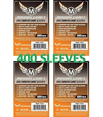 Mayday Games Standard Card Sleeve Bundle For Legendary Board Game - 5 Packs Of Protective Sleeves - View #11