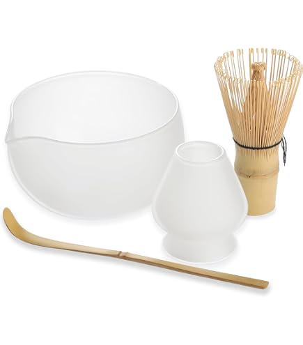 Amazon | ガラス茶碗セット ダブルウォールボウル抹茶碗 二重ガラス