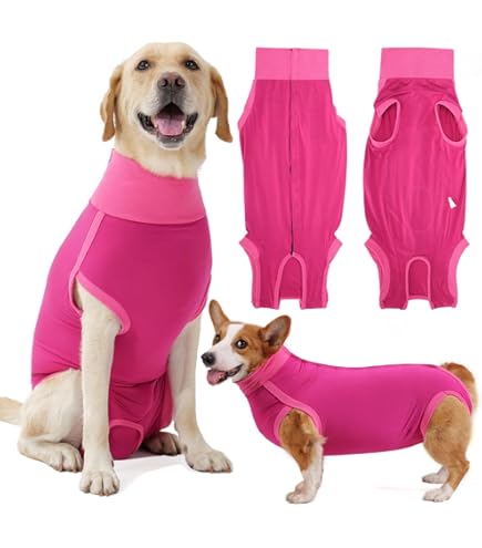 Amazon | oUUoNNo 術後ウェア 犬のための回復スーツ 傷口保護 傷舐め