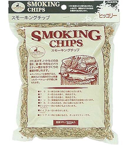 Amazon.co.jp: 進誠産業 スモーク・チップ ヒッコリー(約500g) : 0