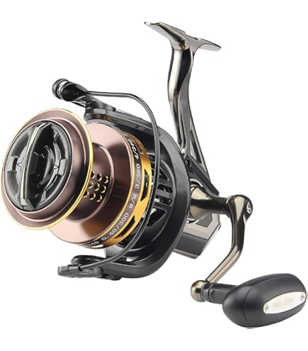Amazon | TYVAYAGE 大物投げ釣り用スピニングリール 10000番 遠投仕様