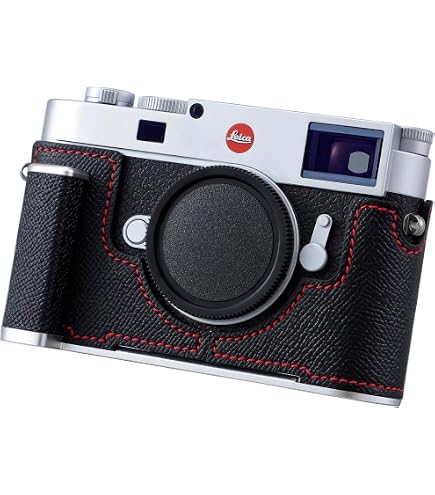 Amazon.co.jp: MRZHOUCASE 本革牛革ハーフケース Leica M2 M3 M4 M6 M7