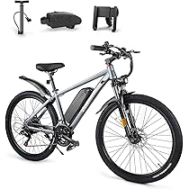 Amazon | 電動アシスト自転車 マウンテン自転車 26インチ マウンテン