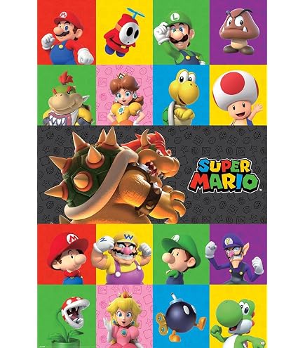 Amazon.co.jp: ピラミッドアメリカ スーパーマリオ ポスター - マリオ