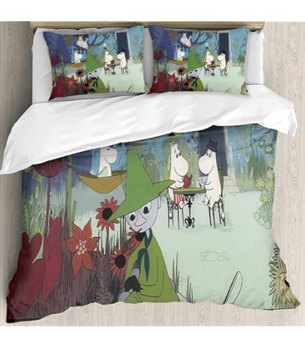 Amazon｜Moomin ムーミン ちびのミイ 布団カバー 3点セット