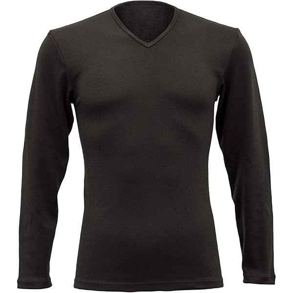 Amazon | TAKEFU 竹布 癒布（ゆふ）竹の長袖Vネック（メンズ）煤竹